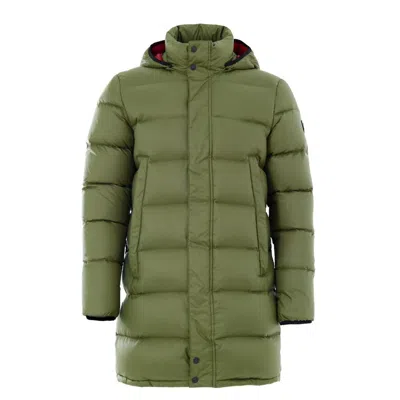 Moose Knuckles Army Nylon Coat In Green