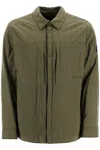 Moose Knuckles Ash Nylon Shirt-style Jacket In Green