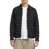Moose Knuckles Long-sleeved Down Jacket In Black