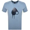 Moose Knuckles Augstine T Shirt Blue