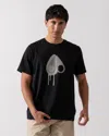 Moose Knuckles Augustine Drip Printed Cotton T-shirt