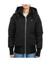 Moose Knuckles Ballistic High-neck Studded Hooded Jacket In Black