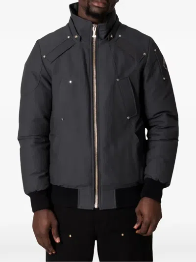 Moose Knuckles Ballistic Padded Jacket In Black