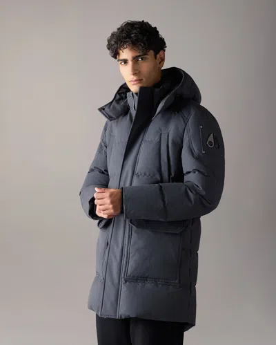 Moose Knuckles Banff Down Parka In Cement