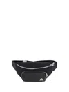 Moose Knuckles Logo Hip Pouch Colour: Black In Black