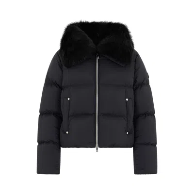 Pre-owned Moose Knuckles Belle Dune Short Puffer Jacket 'black' | Women's Size M