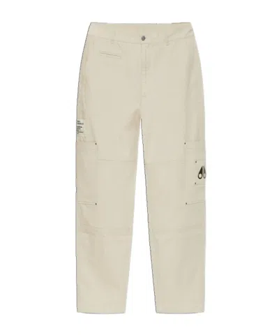Moose Knuckles Casual Pants With Belt Loops In Metallic