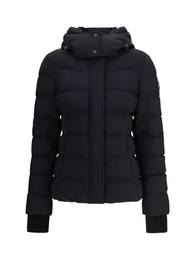 Moose Knuckles Betta Down Jacket In Black