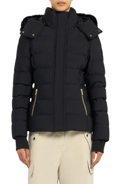 MOOSE KNUCKLES MOOSE KNUCKLES BETTA SHEARLING TRIM 800 FILL POWER DOWN WATER REPELLENT JACKET