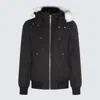 Moose Knuckles Down Original Ballistic Bomber Jacket In Black