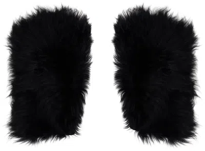 Moose Knuckles Black Arctic Mittens In 291 Black