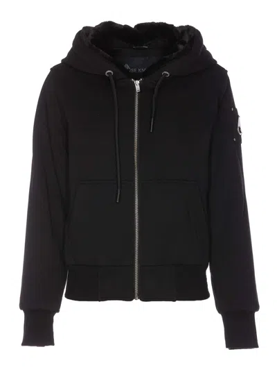 MOOSE KNUCKLES SUDADERA - NEGRO