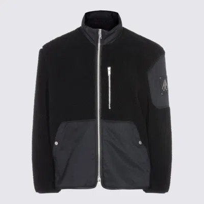 MOOSE KNUCKLES BLACK CASUAL JACKET