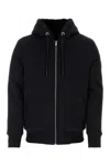Moose Knuckles Black Cotton Blend Padded Classic Bunny Sweatshirt