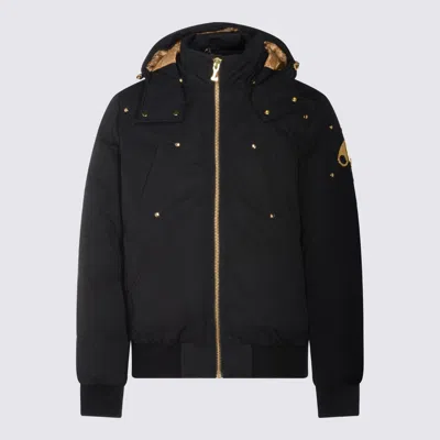 Moose Knuckles Black Cotton Casual Jacket