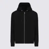 Moose Knuckles Black Cotton Casual Jacket In Black