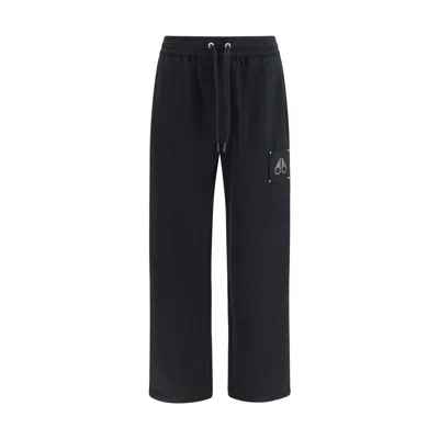 Moose Knuckles Black Cotton Casual Pants