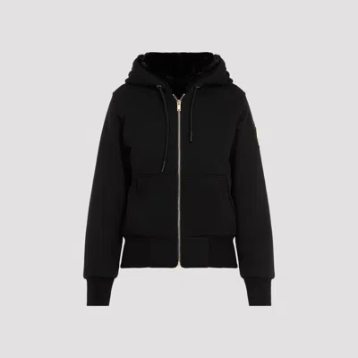 Moose Knuckles Madison Bunny Gold In Black
