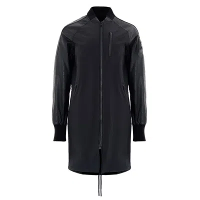 Moose Knuckles Black Cotton Parka