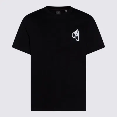 Moose Knuckles Logo T-shirt In Black