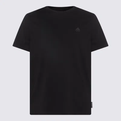 Moose Knuckles Cotton Satellite T-shirt In Black