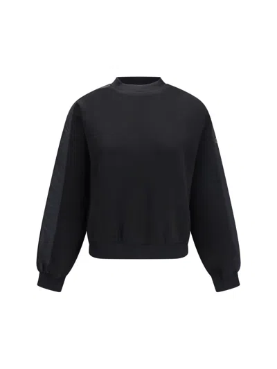 Moose Knuckles Black Crew Neck Sweatshirt