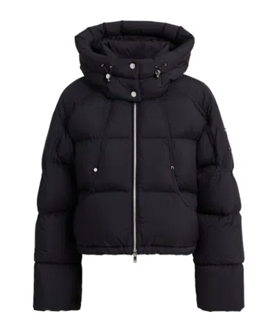 Moose Knuckles Black Cropped Down Jacket