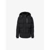 Moose Knuckles Black Everest 3q Puffer Hooded Woven-down Jacket In Black