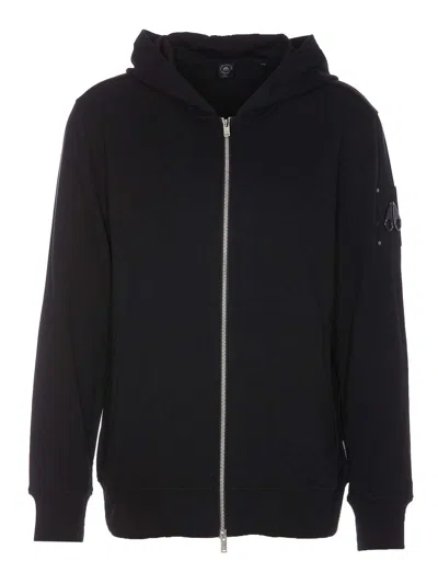 MOOSE KNUCKLES BLACK HARTSFIELD ZIP HOODIE