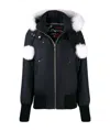 Moose Knuckles Debbie Womens Bomber Jacket In Black