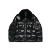 Moose Knuckles Faux-fur Collar Padded Jacket In Black