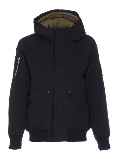 MOOSE KNUCKLES CHAQUETA BOMBER - NEGRO