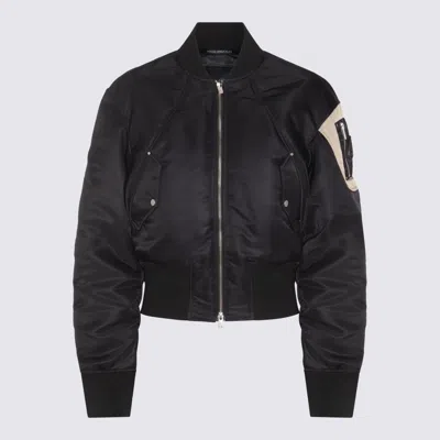 Moose Knuckles Black Nylon Casual Jacket