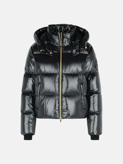 Moose Knuckles Black Nylon Down Jacket
