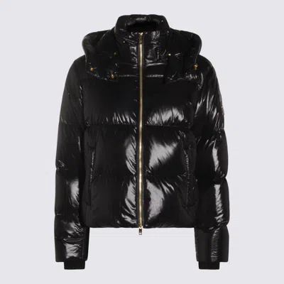 MOOSE KNUCKLES MOOSE KNUCKLES BLACK NYLON DOWN JACKET