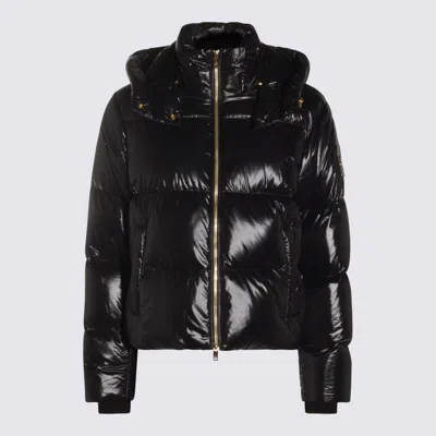 MOOSE KNUCKLES BLACK NYLON DOWN JACKET