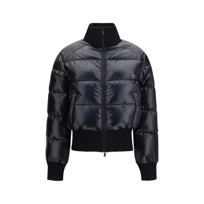 Moose Knuckles Black Nylon Full-length Jacket