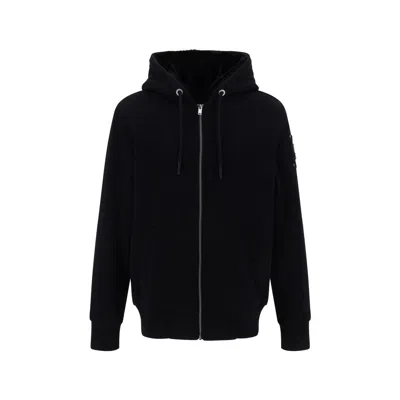 Moose Knuckles Black Polyester Hoodie