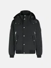 Moose Knuckles Black Polyester Jacket In Black