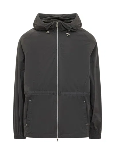 Moose Knuckles Black Solid Hood Jacket