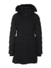 Moose Knuckles Watershed 3 Parka Coat In Black