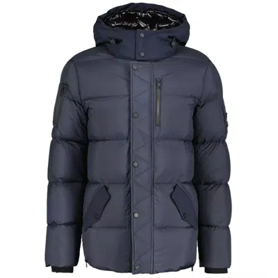Moose Knuckles Blue Nylon Men's Jacket