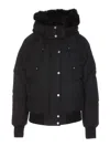 Moose Knuckles Bomber Cloud Jacket In Black