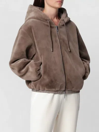 Moose Knuckles Bomber Jacket In Brown
