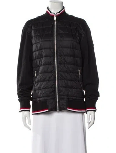 Pre-owned Moose Knuckles Bomber Jacket In Gray