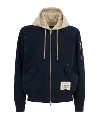 Moose Knuckles Bomber Jacket In Multi
