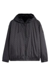 Moose Knuckles Men's Borden Bunny Monogram Track Jacket In Black