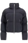 Moose Knuckles Agate Drawstring Puffer Jacket In Black