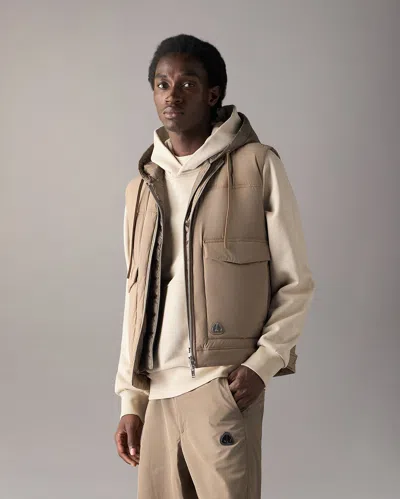 Moose Knuckles Brixton Vest In Ashen