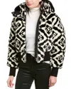 Moose Knuckles Bronte Bomber Coat In Black
